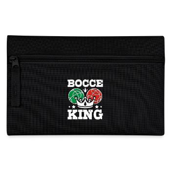 Bocce ball king - Federtasche - Schwarz - Vorne