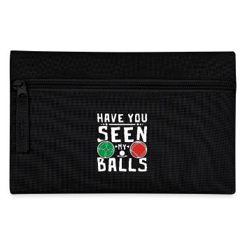 Pétanque, as-tu vu mes couilles - Trousse - noir - Devant
