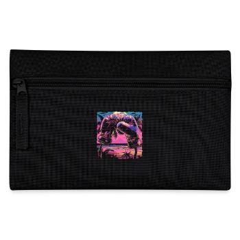 Boxing Gloves Retrowave - Pencil Case - black - Front