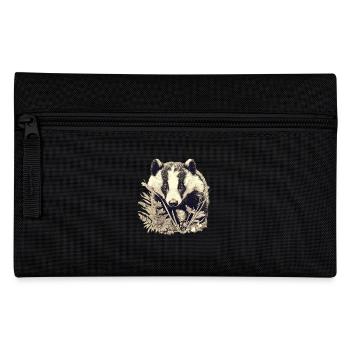 Badger Dachse Dachs - Federtasche - Schwarz - Vorne