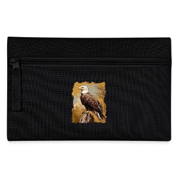 Pygargue à tête blanche Weißkopfseeadler - Trousse - noir - Devant