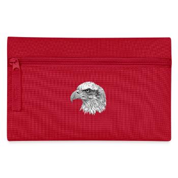 Pygargue à tête blanche Weißkopfseeadler - Trousse - rouge - Devant
