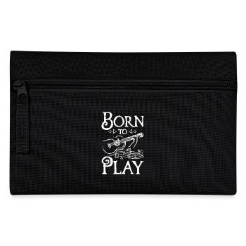 Born to play guitar - Pencil Case - black - Front