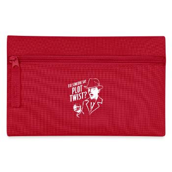 Murder Mystery Dinner Outfit Plot Twist - Pencil Case - red - Front