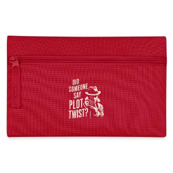 meurtre mystère dîner tenue Quelqu’un a-t-il dit complot - Trousse - rouge - Devant