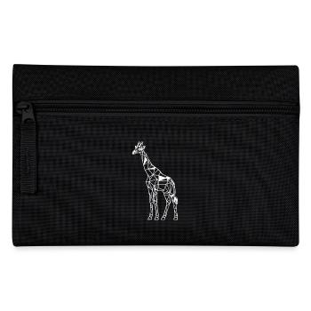 Geometrische Giraffe Kunstwerk - Federtasche - Schwarz - Vorne