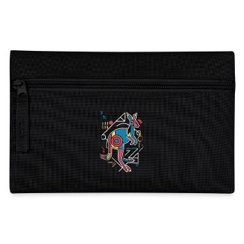 Abstract Kangaroo Art in Colorful - Pencil Case - black - Front