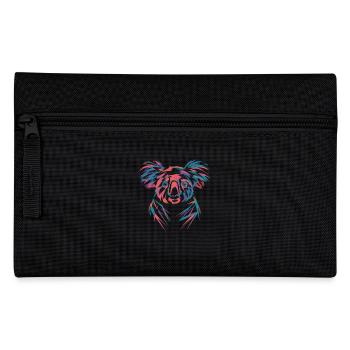 Colorful koala in neon design - Pencil Case - black - Front