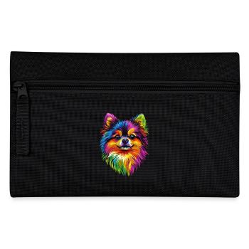 Pomeranian Pomeranian Pom Sweet German Spitz - Pencil Case - black - Front