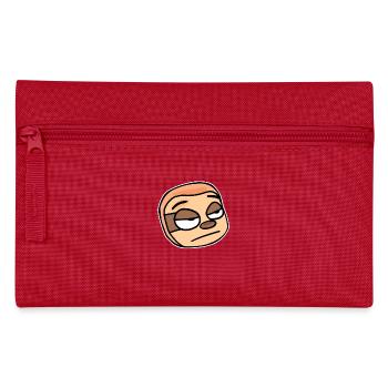 Animal à tête de paresseux - Trousse - rouge - Devant