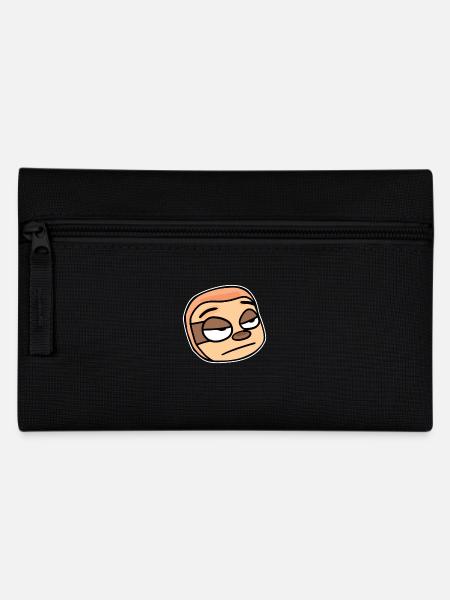 Faultier Kopf Tier - Federtasche - Schwarz