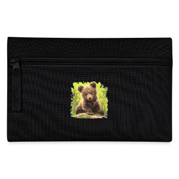 Bear Bären Bär - Federtasche - Schwarz - Vorne