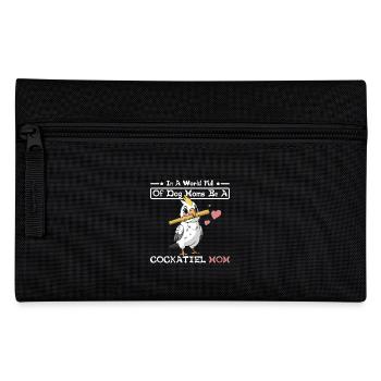 Dans un monde plein de mamans chiens, soyez une maman calopsitte - Trousse - noir - Devant