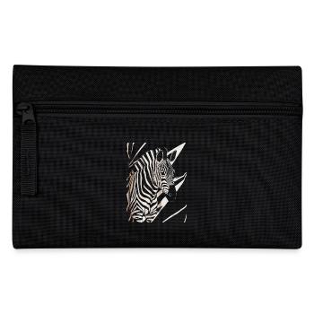 Stylish zebra motif in black and white look - Pencil Case - black - Front