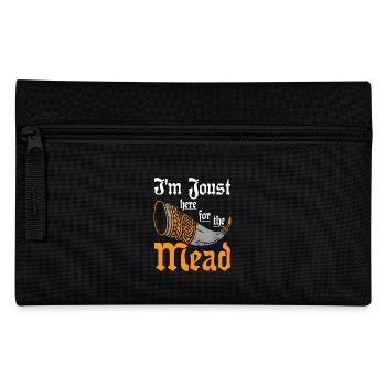 I'm just here for the mead - Pencil Case - black - Front