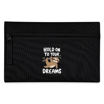 sloth insParesseux Inspirational Motivational Cita - Trousse - noir - Devant