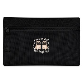 I was normal in front of two boobs - Pencil Case - black - Front