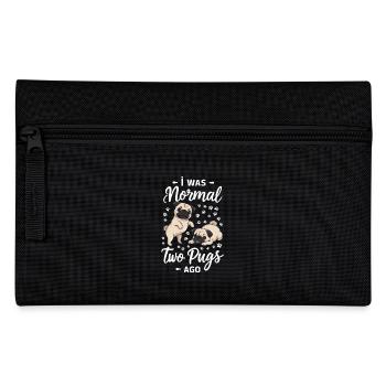 I was normal in front of two boobs - Pencil Case - black - Front