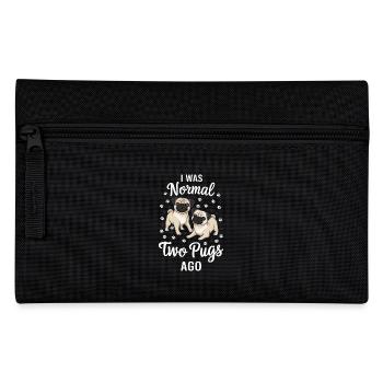 I was normal two boobs before - Pencil Case - black - Front
