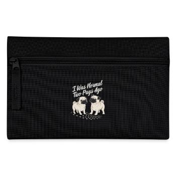 I was normal in front of two boobs - Pencil Case - black - Front