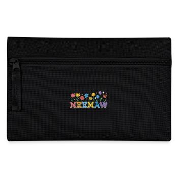 Groovy Flowers Meemaw - Pencil Case - black - Front