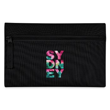 Sydney Souvenir Bunt Aquarell Stil - Federtasche - Schwarz - Vorne