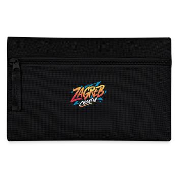 Zagreb Croatia Souvenir - Pencil Case - black - Front