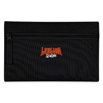 Ljubljana Souvenir Slowenien - Federtasche - Schwarz - Vorne