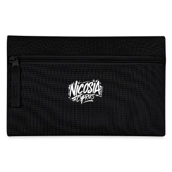 Nicosia Zypern Souvenir - Federtasche - Schwarz - Vorne