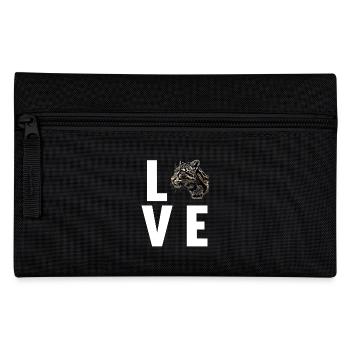 Clouded Leopard Nebelparder - Pencil Case - black - Front