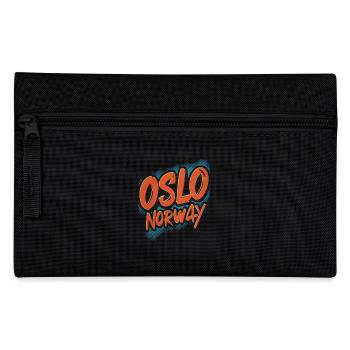 Souvenir d'Oslo Norvège - Trousse - noir - Devant