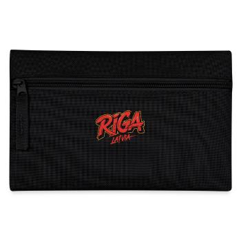 Conception de souvenirs de Riga Lettonie - Trousse - noir - Devant