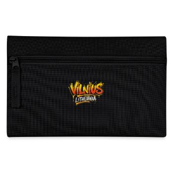 Vilnius Lithuania Souvenir - Pencil Case - black - Front