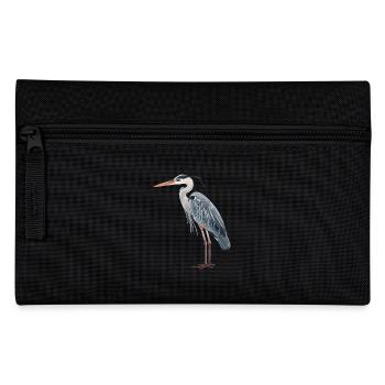 Heron Reiher - Federtasche - Schwarz - Vorne