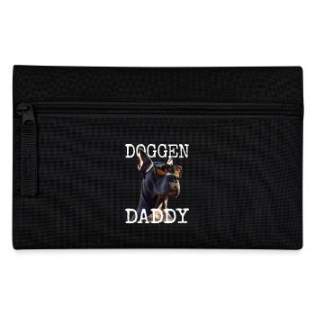 Deutsche Dogge Dad Hund Papa Vatertag Doggen Daddy - Federtasche - Schwarz - Vorne