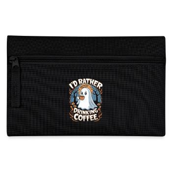 Halloween Ghost In The Night: Dear Coffee - Pencil Case - black - Front