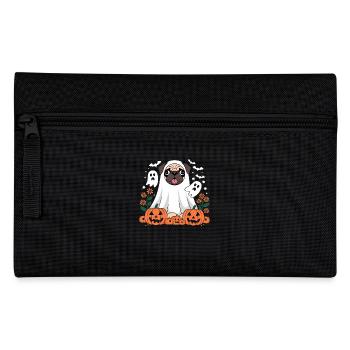 Carlin de citrouilles fantômes de chien d'Halloween - Trousse - noir - Devant