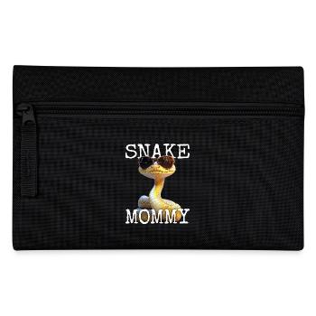 Snake Mommy Mama Schlange Muttertag Schlangen Mom - Federtasche - Schwarz - Vorne