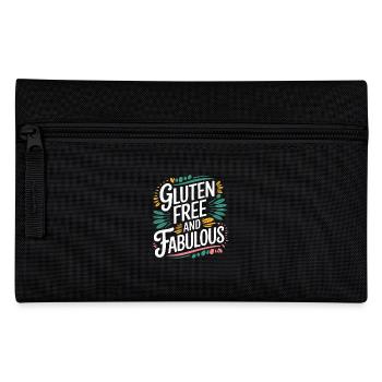 Gluten Free and Fabulous Motif - Pencil Case - black - Front