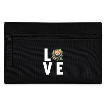 Red Panda Little Pandas Little Red Panda - Pencil Case - black - Front