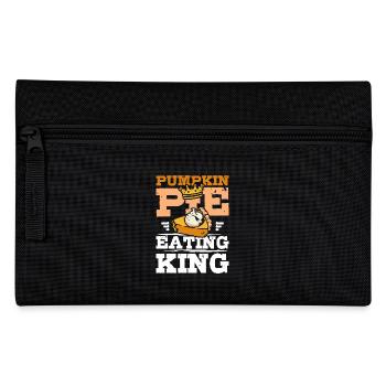 Pumpkin pie eating king - Pencil Case - black - Front