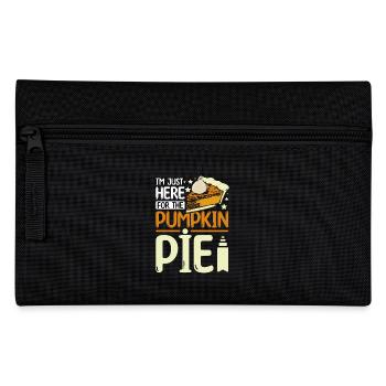 I'm just here for the Pumpkin pie - Pencil Case - black - Front