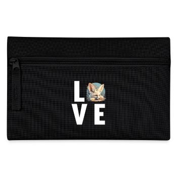 Fennec Renard Fenneks Fennek - Trousse - noir - Devant
