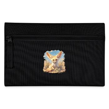 Fennec Fox Fenneks Fennek - Pencil Case - black - Front