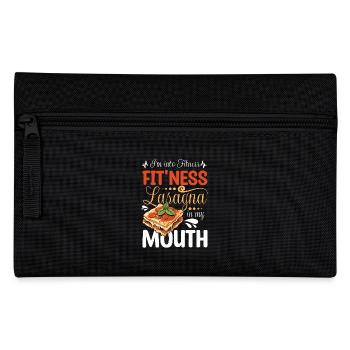 J’adore les lasagnes fitness Fit’ness dans la bouche - Trousse - noir - Devant