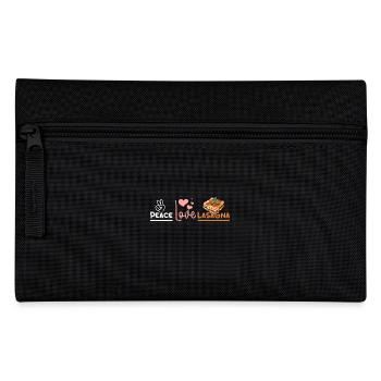 Lasagne Peace Love - Trousse - noir - Devant