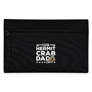 Fathers day Best Hermit crab dad ever - Federtasche - Schwarz - Vorne