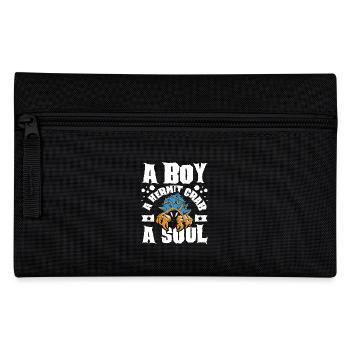 Un garçon, un bernard-l’ermite, une âme - Trousse - noir - Devant