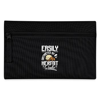 Facilement distrait par les bernard-l’ermite - Trousse - noir - Devant