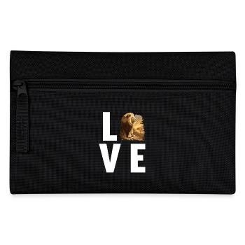 Lion Löwen Löwe - Federtasche - Schwarz - Vorne
